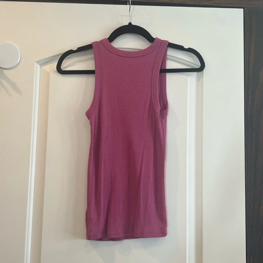 Target Pink Ribbed Tank - Picture 2 of 2